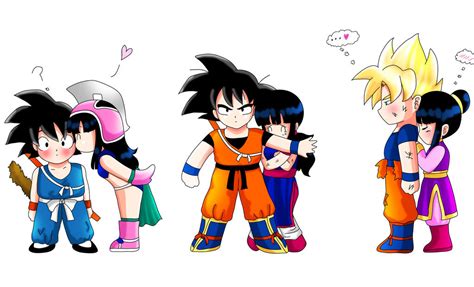 DBZ Goku Chichi chibis 1 by artycomicfangirl on DeviantArt