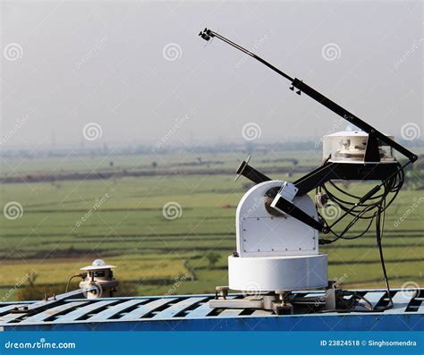 Equipment for Solar Radiation Measurement Stock Photo - Image of tracker, sunshine: 23824518