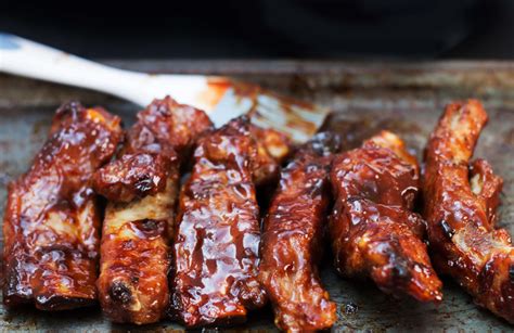 Baked or Barbecued Sticky Glazed Ribs - Erren's Kitchen