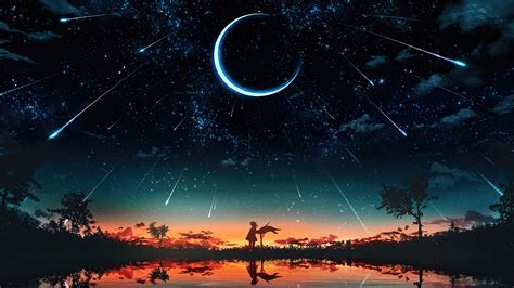 Night Sky Moon 4K Wallpapers - Top Free Night Sky Moon 4K Backgrounds ...