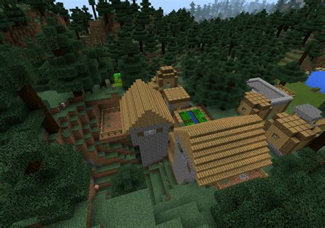 -1396384012: Forest Village | Minecraft PE Seeds