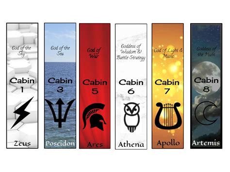 Percy Jackson Printable Bookmarks by VentusPhoenix on DeviantArt