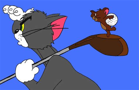 Tom And Jerry Go Golfing by dgtrekker on DeviantArt