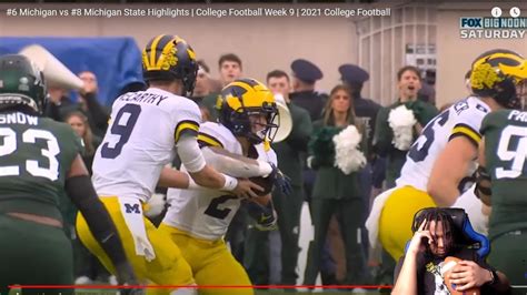 #6 Michigan vs #8 Michigan State Highlights | College Football Week 8 ...