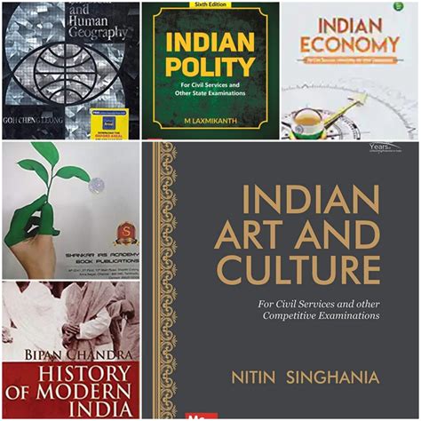 Upsc complete set of 6 books polity,economy,modern history,Geography,environment - Bookkar India