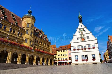 Rothenburg Town Hall and Councillors Tavern Editorial Stock Photo ...