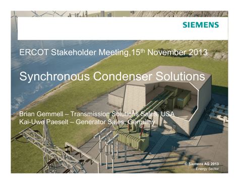 Synchronous Condenser Solutions