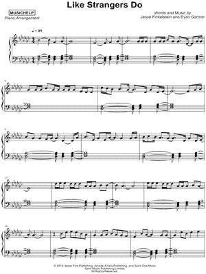 "Like Strangers Do" Sheet Music - 2 Arrangements Available Instantly - Musicnotes