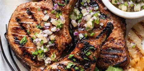 Pineapple Pork Chops (Grilled) - Kitchen Confidante®