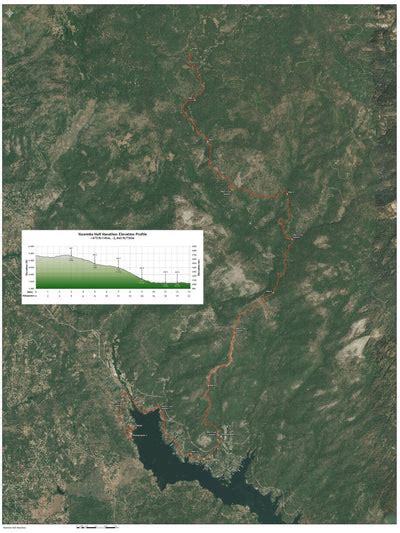 Yosemite Half Marathon Map by Maps for Motion | Avenza Maps