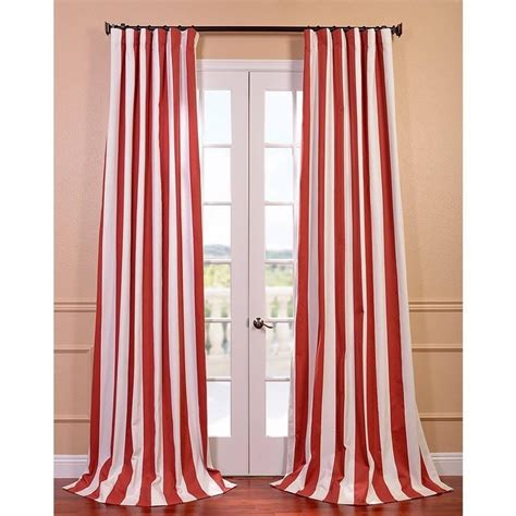 Holiday Red and White Striped Window Treatments/ Curtains, Christmas Red Striped Curtains by ...