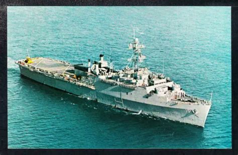 AMPHIBIOUS TRANSPORT DOCK USS PONCE LPD-15 Navy Ship Postcard $3.95 - PicClick