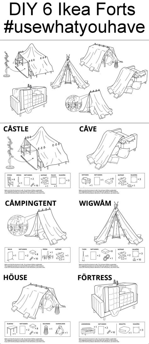 How To Make 6 Kids Indoor Forts - Tumblr Gallery