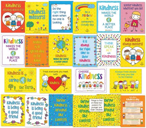 Kindness Posters for Children Affirmation Posters for Kids - Etsy Australia