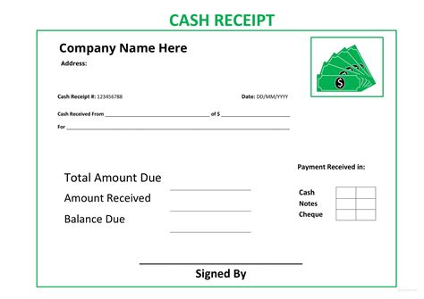 Printable Cash Receipt Template Word Printable Templates 100800 | The Best Porn Website