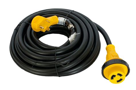 Cynder 00625 Electric Extension Power Cord 25' Foot 30 Amp Marinco Hubbell ParkPower Twist ...