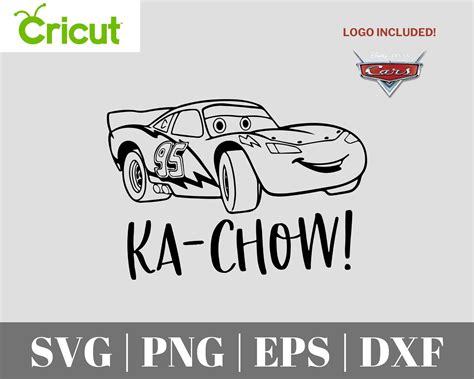 Cars Lightning Mcqueen Ka-chow Svg Cars Svgprintable CARS - Etsy ...