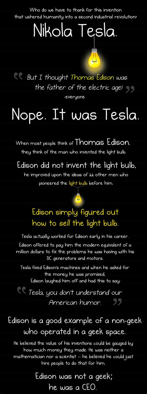 Why Nikola Tesla was the greatest geek who ever lived - The Oatmeal