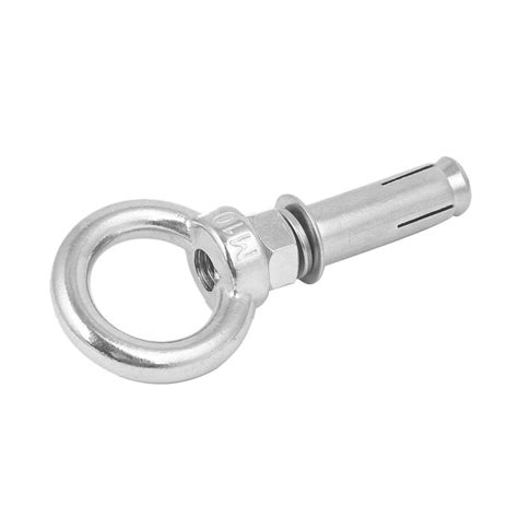 M10 x 60mm 304 Stainless Steel Sleeve Anchor Eye Bolt Expansion Eyebolt ...