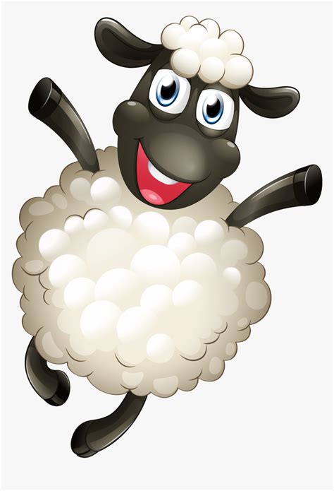 Sheep Sticker Cartoon Free Download Image Clipart - خروف عيد, HD Png Download - kindpng