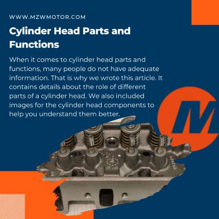 Cylinder Head Parts and Functions - MZW Motor