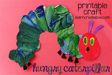 Printable Hungry Caterpillar Craft