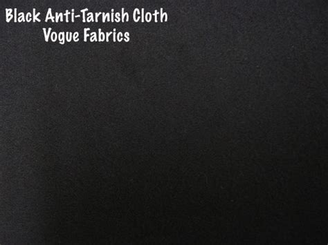 Anti-Tarnish Silver Cloth - Black