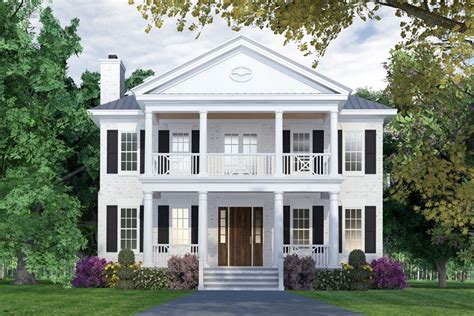 Plan 15255NC: Colonial-style House Plan with Main-floor Master Suite ...