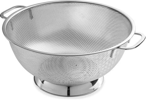 Amazon.com: Bellemain Micro-perforated Stainless Steel 5-quart Colander-Dishwasher Safe ...