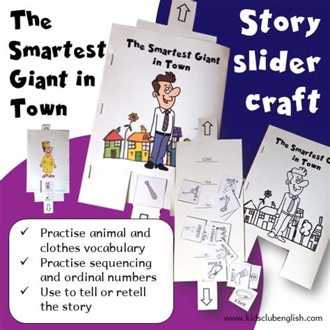 The Smartest Giant in Town - Story slider craft - Kids Club English