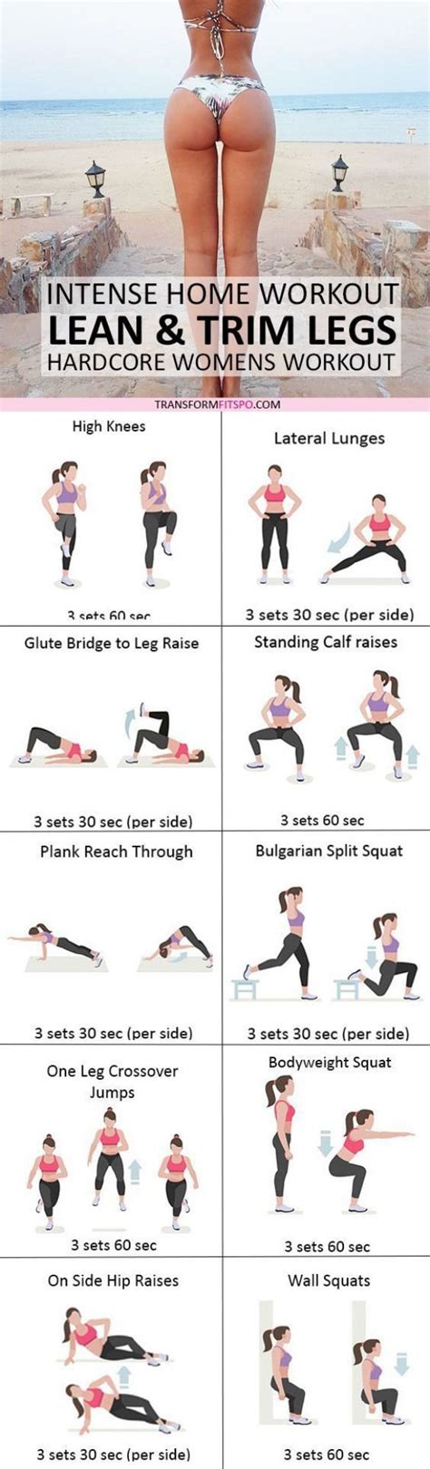 #womensworkout #workout #femalefitness Repin and share if this workout gave you slim and trim ...