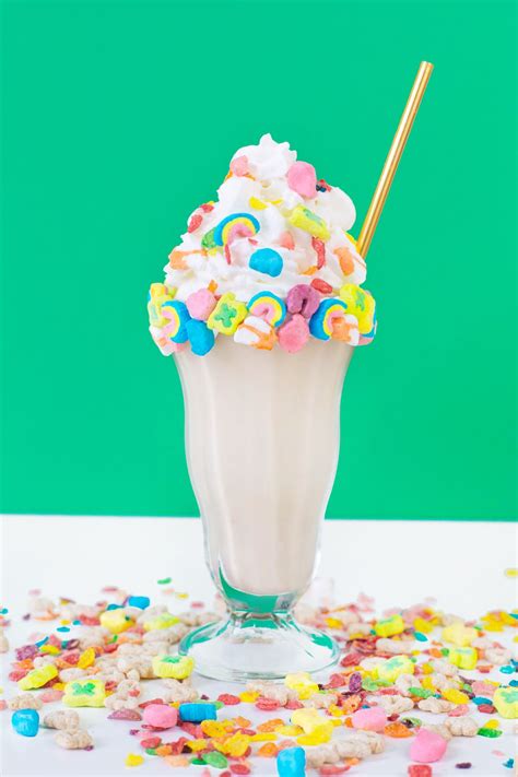 Rainbow Cereal Milkshake | Recipe | Milkshake recipes, Rainbow food ...