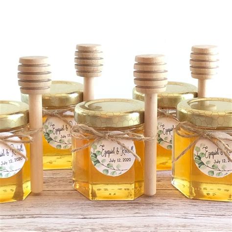 Personalized Honey Jars Sweet Customizable Wedding Favours in 2020 ...