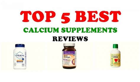 Best Calcium Supplements – Top 10 Brands Reviewed for 2019 - Nogii