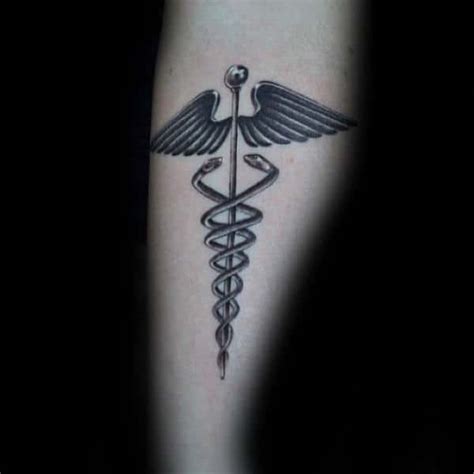 60 Caduceus Tattoo Designs For Men - Manly Ink Ideas