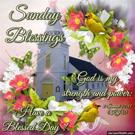 Sunday Blessings God Is My Strength Pictures, Photos, and Images for Facebook, Tumblr, Pinterest ...