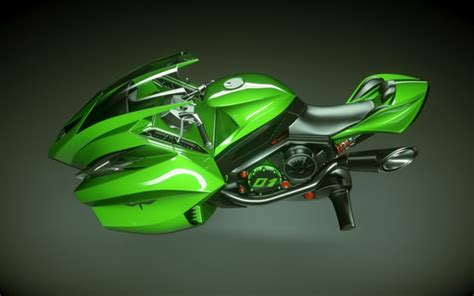 3d hover bike model