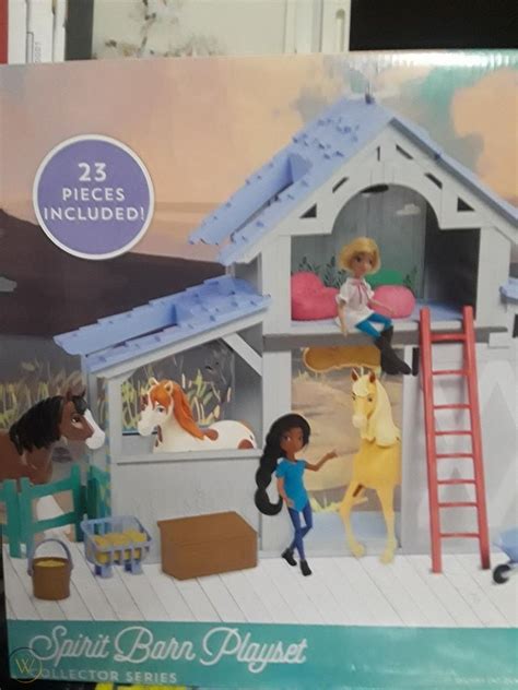 Spirit Riding Free Barn Playset NEW 23 Accessory Pieces Dreamworks Netflix | #1963571228