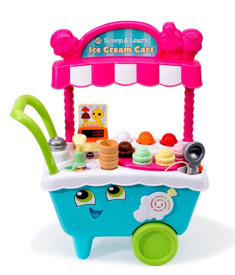 LeapFrog Scoop and Learn Ice Cream Cart, Play Kitchen Toy for Kids ...