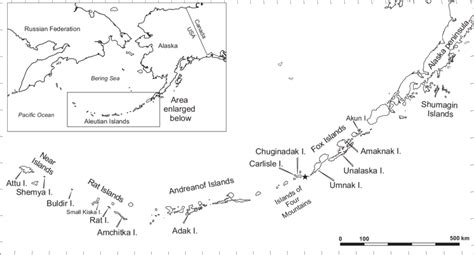 Where Are The Aleutian Islands On A Map - California State Map