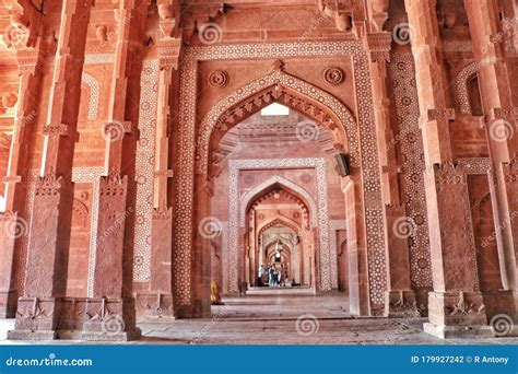 Amazing Architecture at Fatehpur Sikri, Agra, India Stock Photo - Image ...