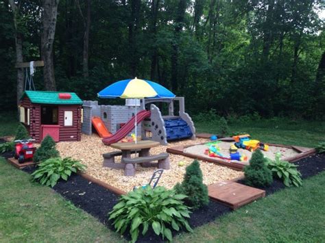 Fabulous Backyard Ideas To Make An Outdoor Oasis For Kids 50 | Play area backyard, Backyard play ...