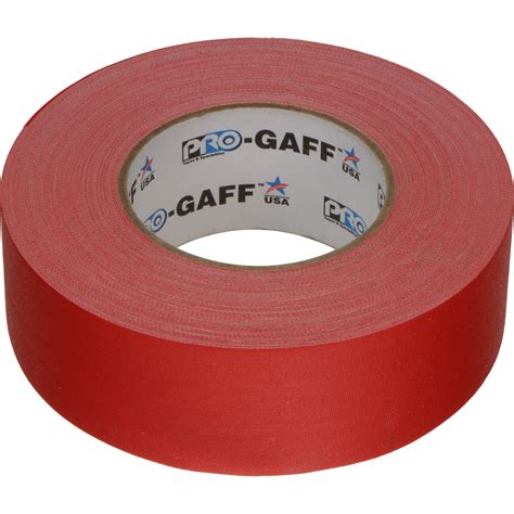 ProTapes Pro Gaffer Tape (2" x 55 yd, Red) 001UPCG255MRED B&H