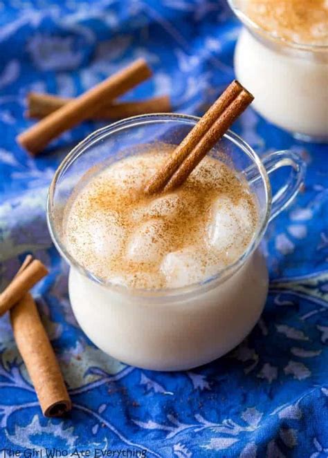 Horchata Mexican Beverage Drink Recipe Cinnamon Milk