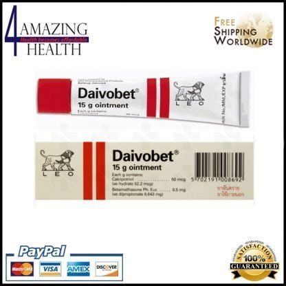 Daivobet Ointment 15g - $49.99 - [BUY ONLINE] Amazing4Health.com