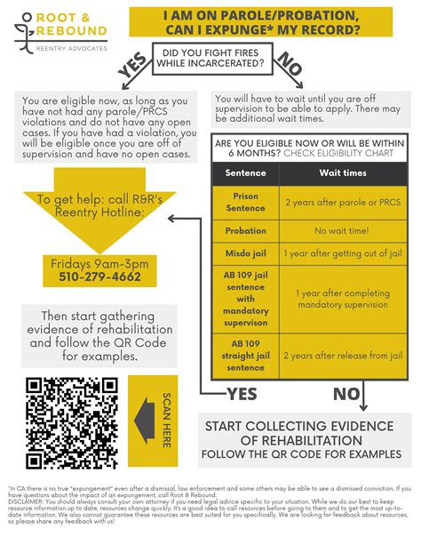 CA Expungement Eligibility Flowchart Flyer - Root & Rebound