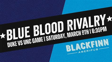 Blue Blood Rivalry, Blackfinn Ameripub - Ballantyne, Pineville, 9 March 2024 | AllEvents.in