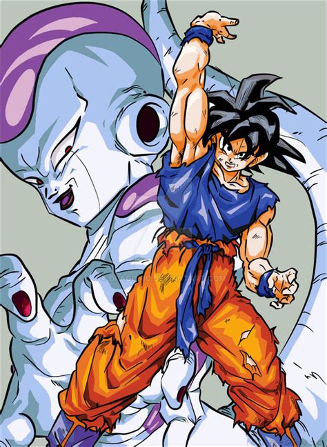 Goku and Frieza by Dragonic on DeviantArt