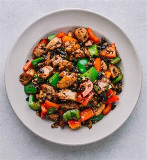 Chicken in Black Bean Sauce - Posh Journal