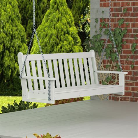 POLYWOOD® Vineyard Porch Swing & Reviews | Wayfair